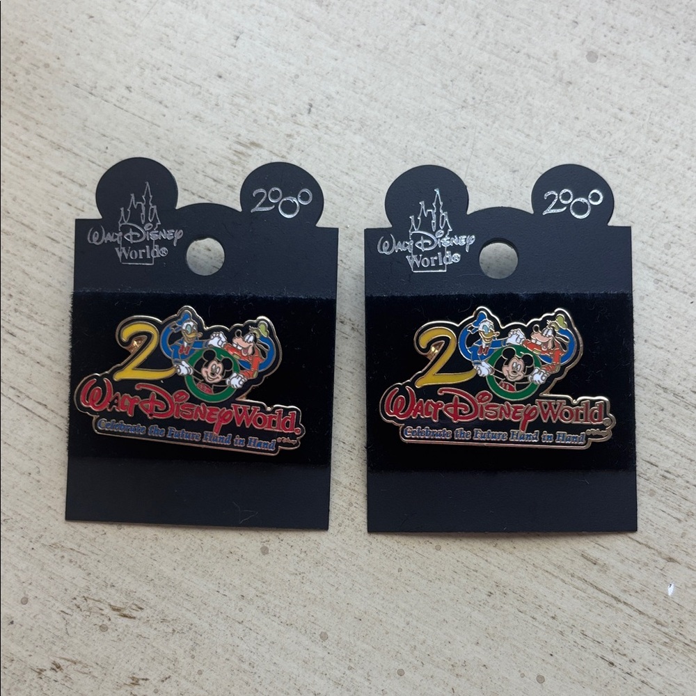 Disney 20th Anniversary Pin with Black and Gold Accents I have 2 for sale